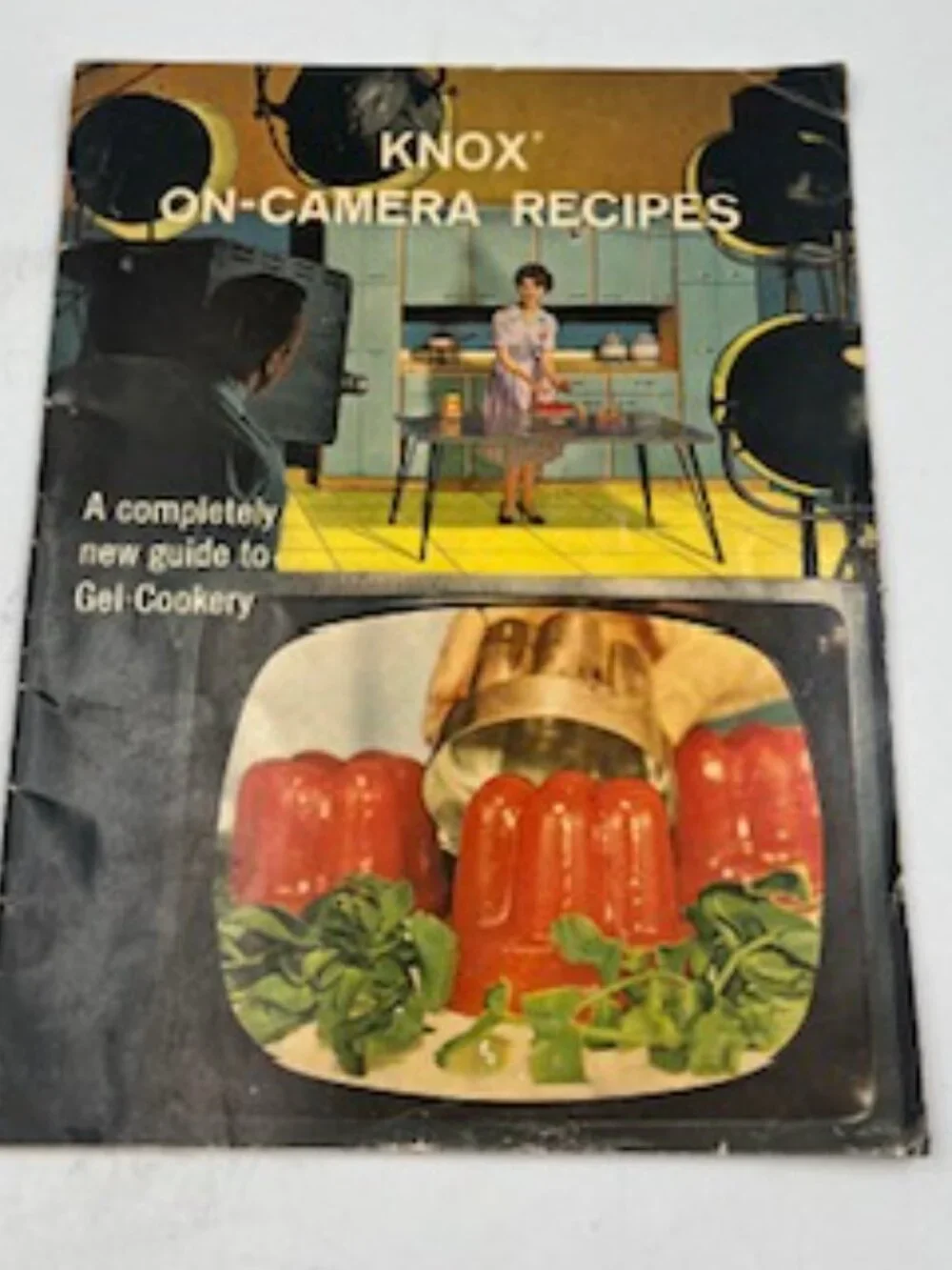 Vintage Knox On-Camera Recipe book from 1962 Gelatin Recipes